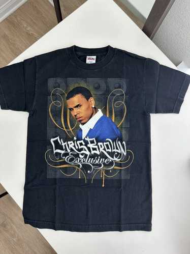 Rap Tees × Streetwear × Vintage Y2K Chris Brown Ex