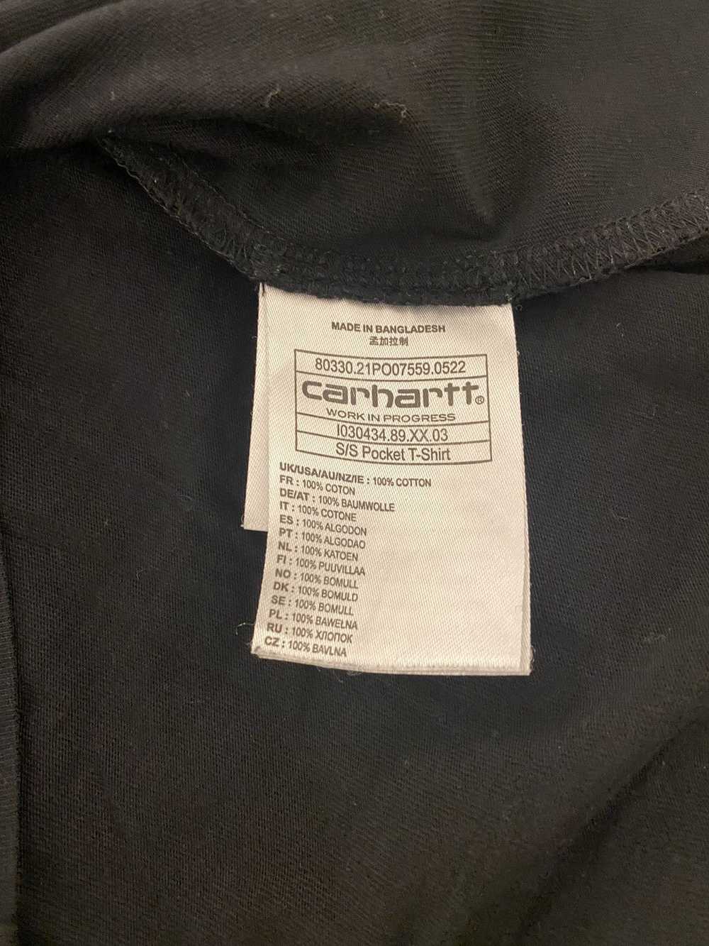 Carhartt Wip Carhartt WIP Pocket T-shirt Black XXL - image 8