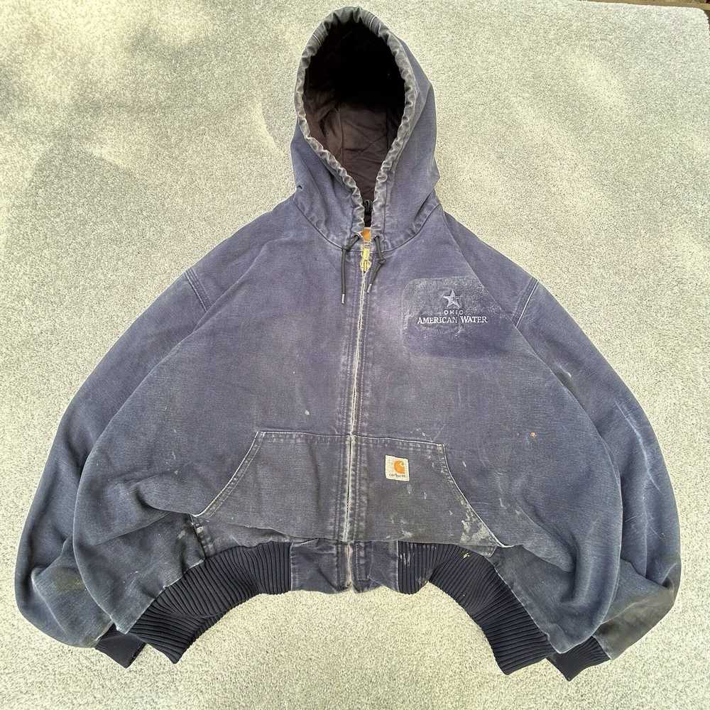 Carhartt Vintage Carhartt Jacket J140 DNY Navy Fa… - image 1