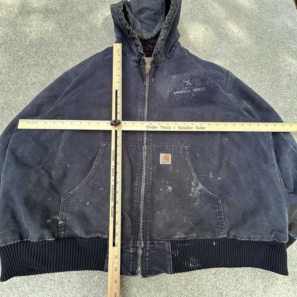 Carhartt Vintage Carhartt Jacket J140 DNY Navy Fa… - image 4