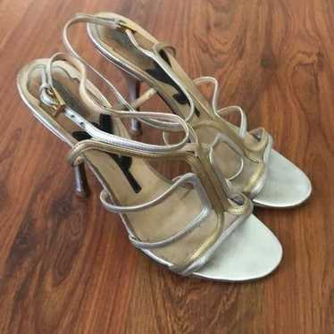 Prada Silver and gold high heels, size 37