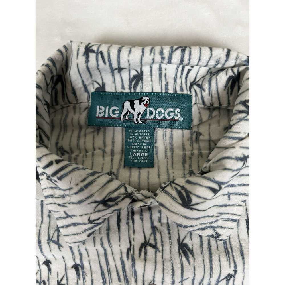 Big Dogs Vintage Big Dogs Hawaiian Shirt Size Lar… - image 3