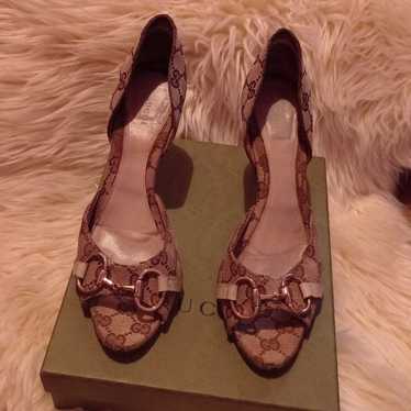 100% authentic GUCCI horsbit heels