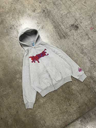 Hype × Streetwear × Vintage Y2k zip up grunge hood