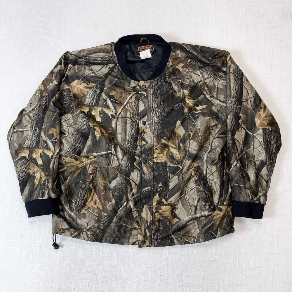 Camo × Vintage Y2K Stearns DryWear Lined Bomber J… - image 1