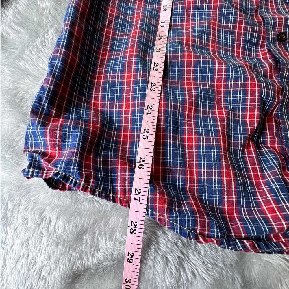 Other Casa Moda Shirt Men Medium Red Blue Plaid C… - image 10