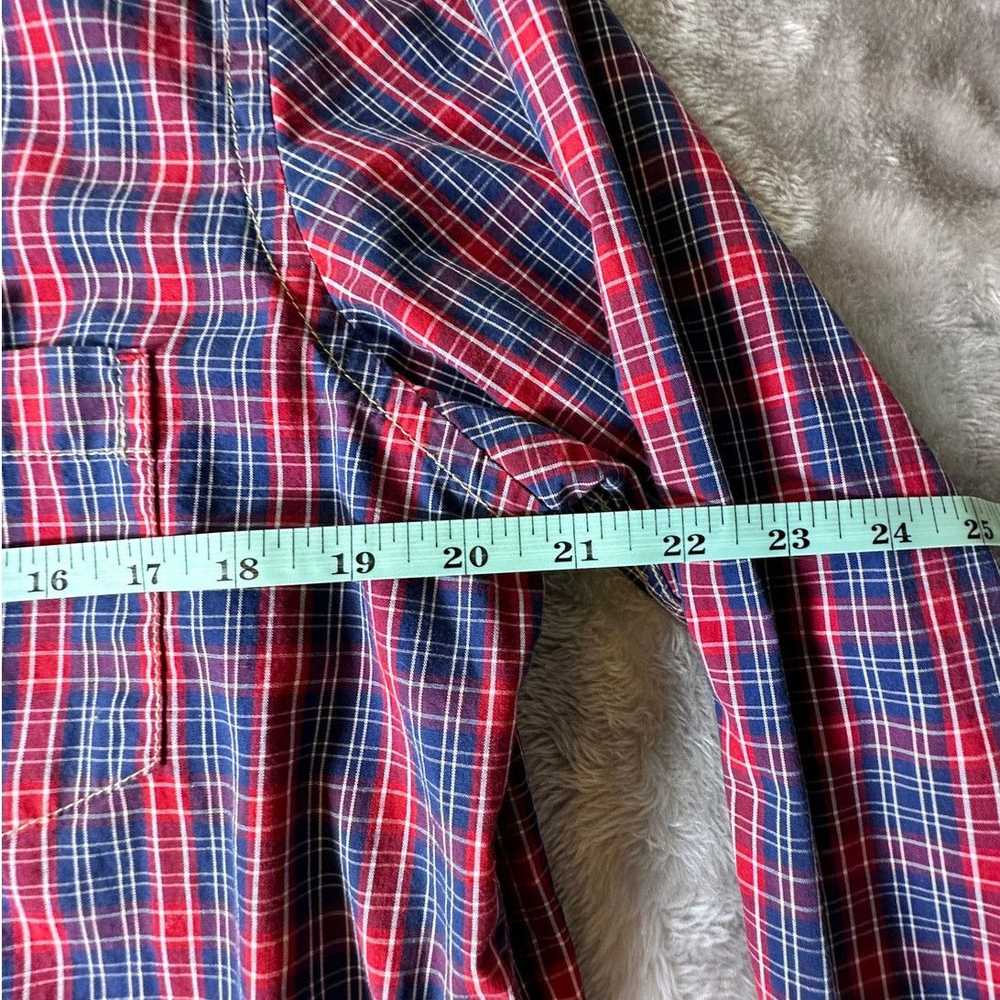 Other Casa Moda Shirt Men Medium Red Blue Plaid C… - image 11