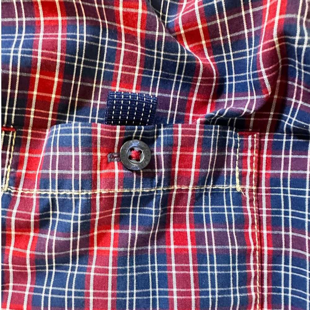 Other Casa Moda Shirt Men Medium Red Blue Plaid C… - image 7