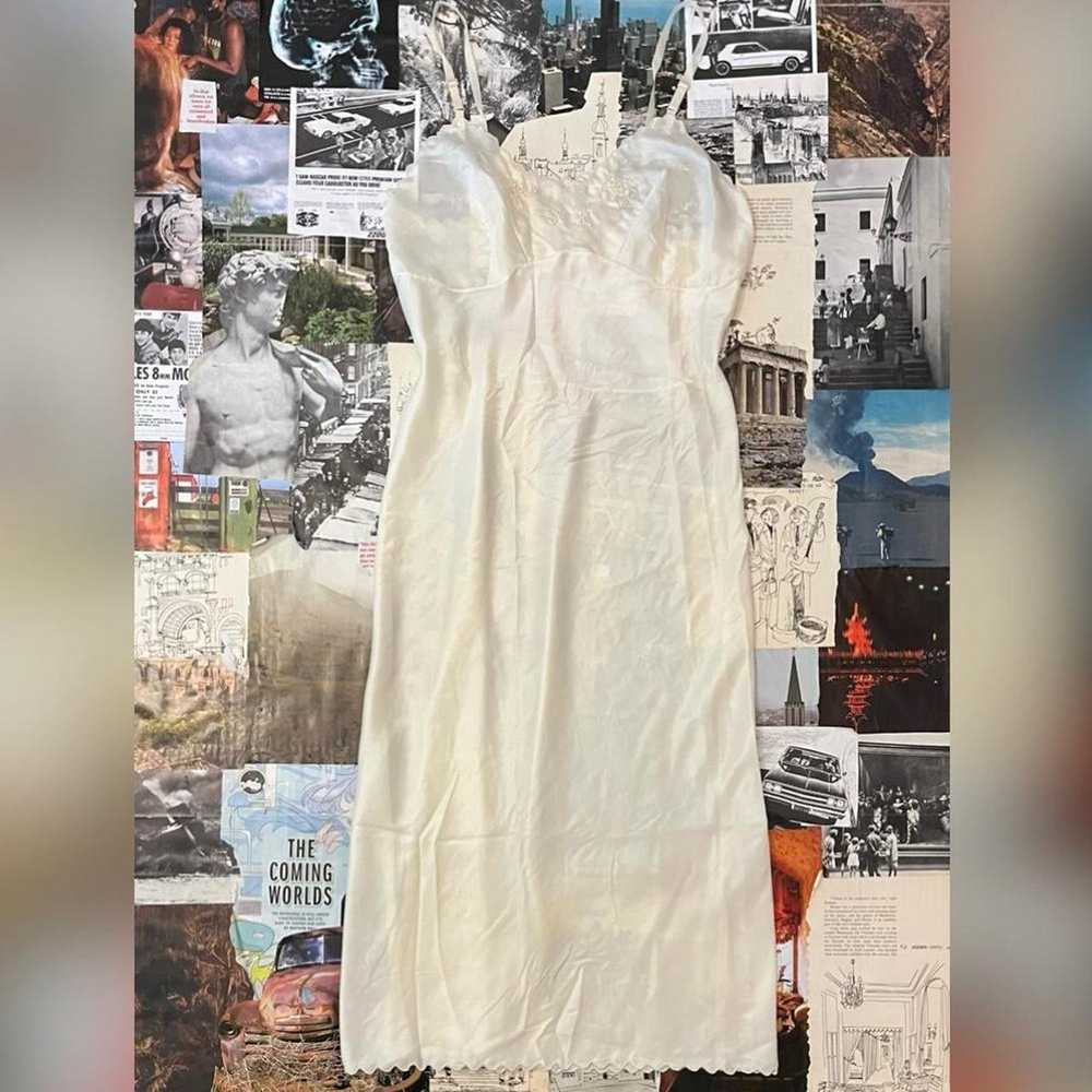 Other Vintage maxi slip dress white - image 1