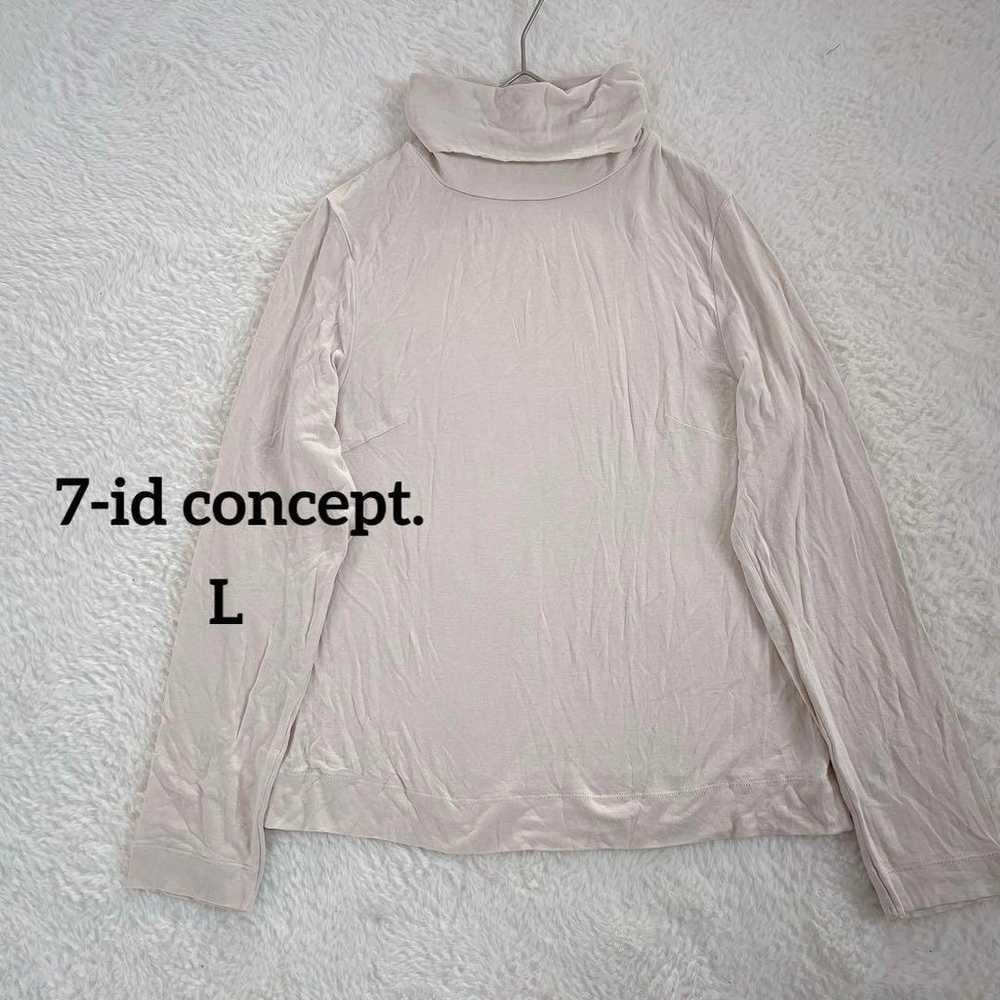 Seven ID Concept Turtle Neck Long Sleeve Size L B… - image 1