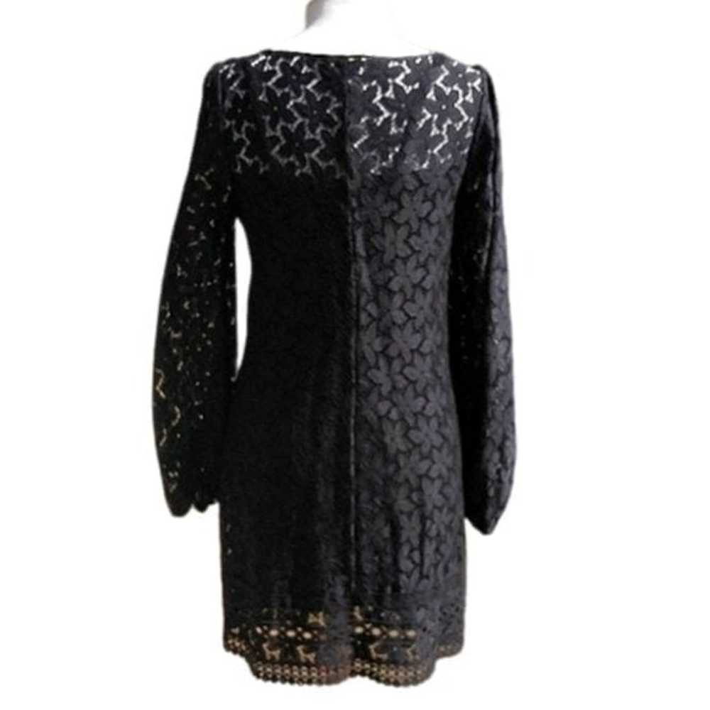 New Laundry Black Lace Shift Dress - image 8