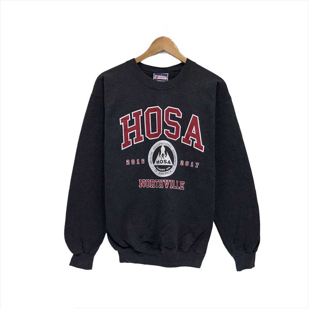 Collegiate × Hanes × Vintage Vintage HOSA Sweatsh… - image 1