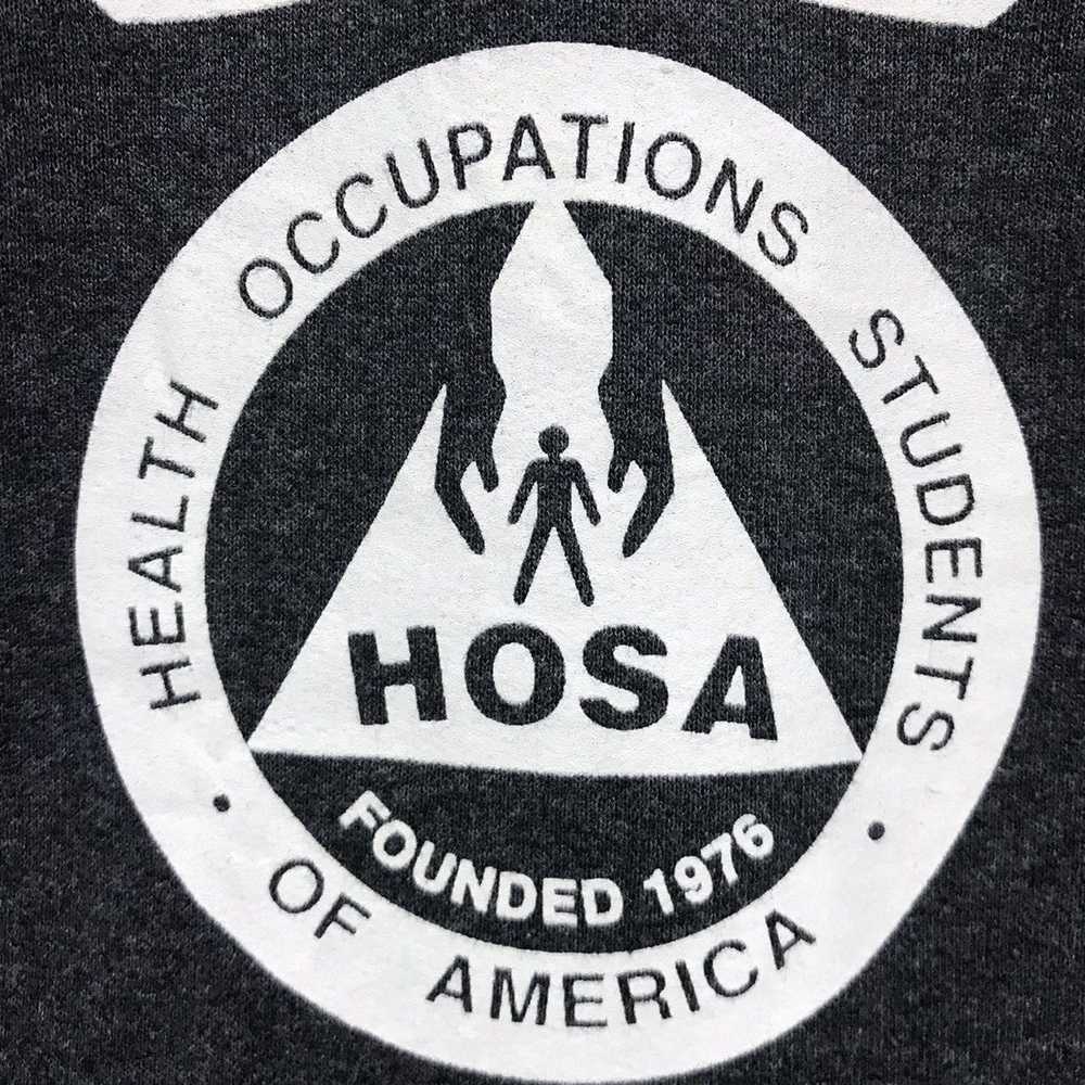 Collegiate × Hanes × Vintage Vintage HOSA Sweatsh… - image 4