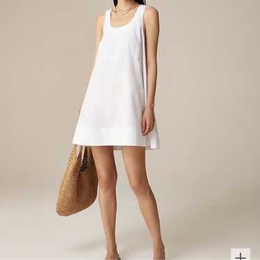 J. Crew Scoopneck shift dress in cotton poplin