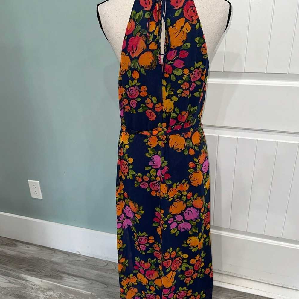 Donna Morgan Floral Tie Waist keyhole maxi dress … - image 5