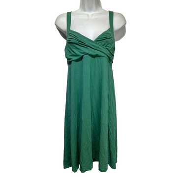 BCBGMaxAzria Green sleeveless ruched Mini Dress Si