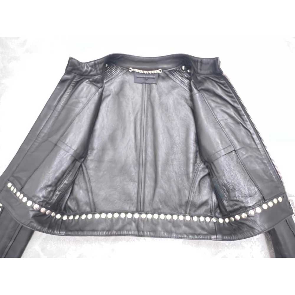 Diesel Black Gold Leather short vest - image 3