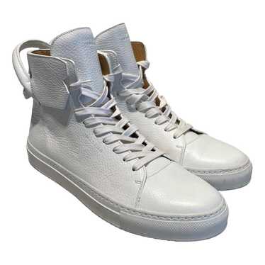 Buscemi Leather high trainers