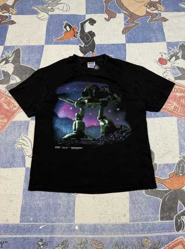 Made In Usa × Vintage Vintage 90’s battletech tee