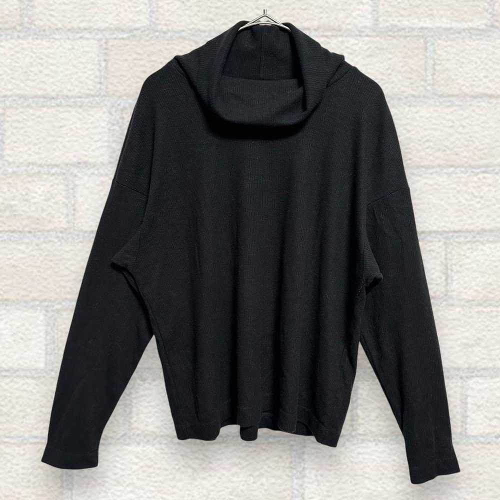 Uniqlo Heattech Fleece Turtle Neck Black Women's … - image 1