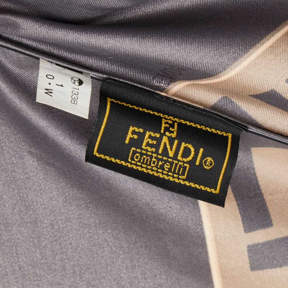 Fendi Fendi Zucca Folding Umbrella Brown Black Ny… - image 5