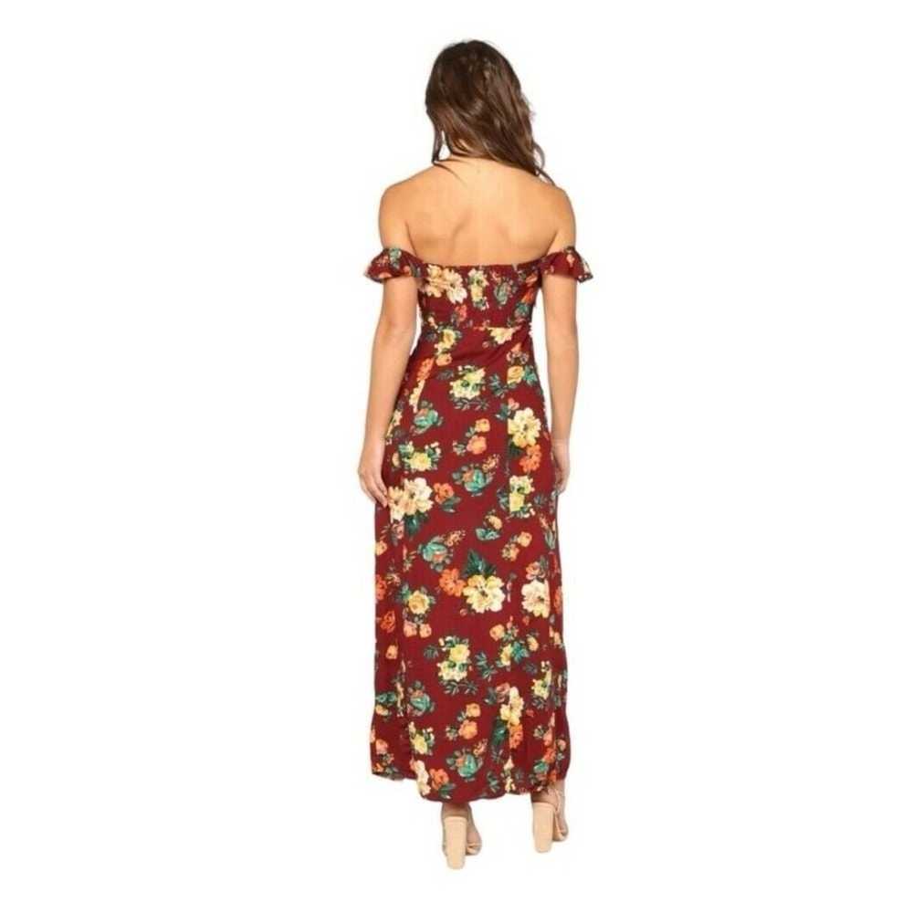 Ambiance Women's Floral Maxi Dress Off Shoulder W… - image 2