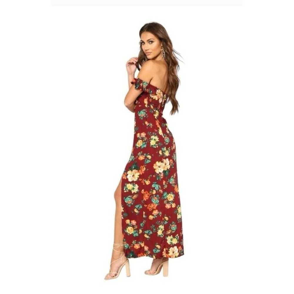 Ambiance Women's Floral Maxi Dress Off Shoulder W… - image 3