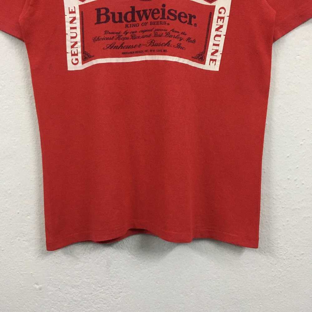 Budweiser × Hanes × Vintage Rare Vintage 90s Budw… - image 5