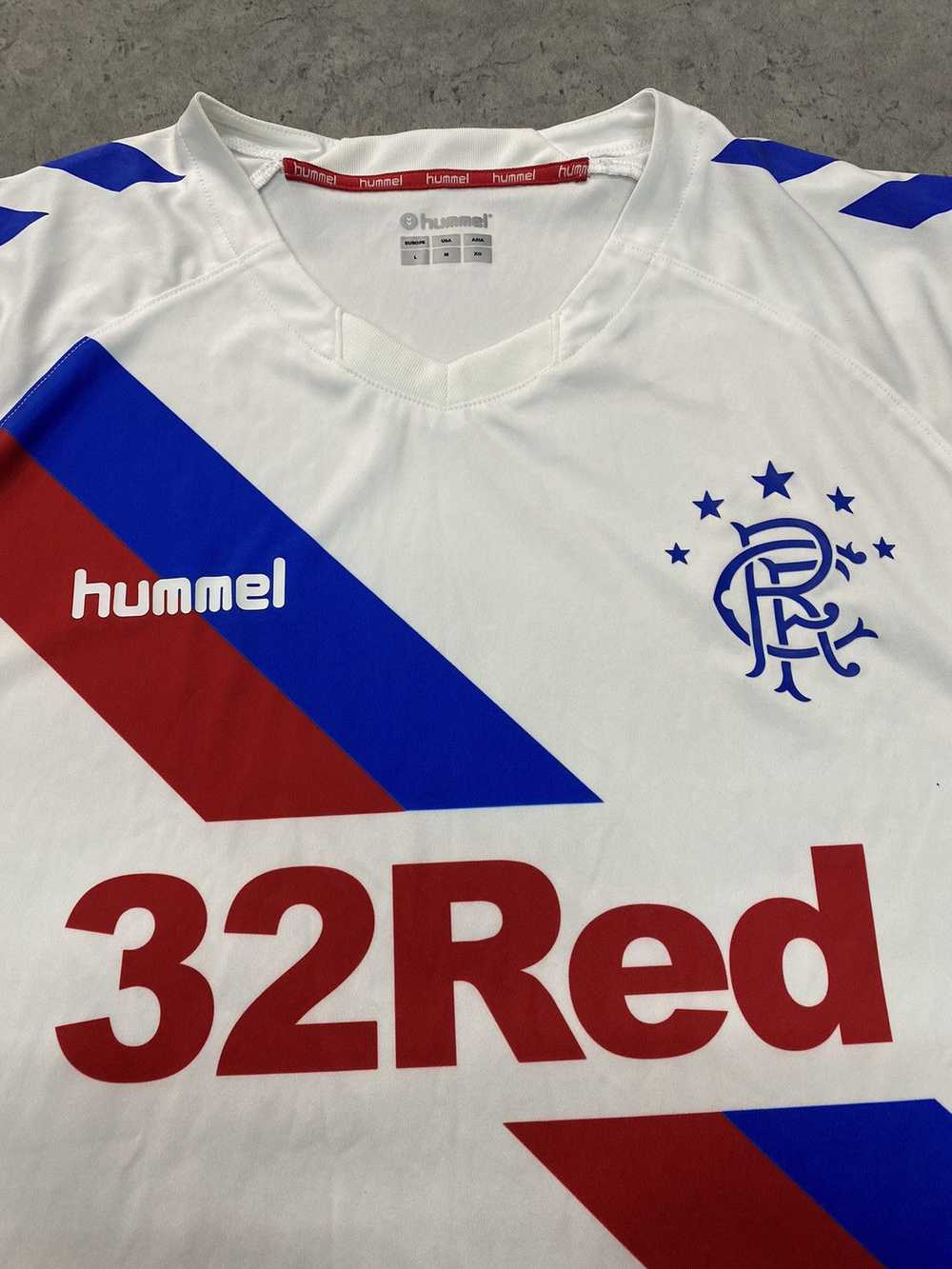 Hummel × Soccer Jersey Glasgow Rangers 2018 2019 … - image 2