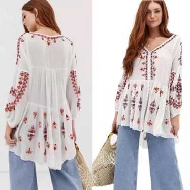 FREE PEOPLE The Arianna Embroidered Tunic