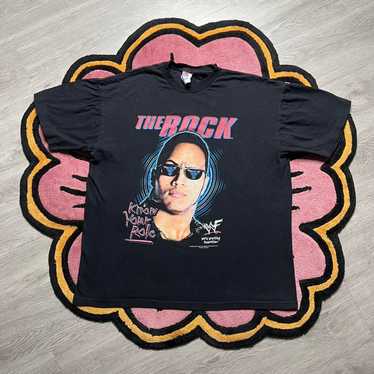 Vintage × Wwf Vintage Y2K WWF The Rock Graphic Lo… - image 1