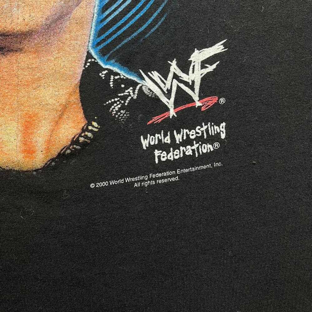 Vintage × Wwf Vintage Y2K WWF The Rock Graphic Lo… - image 3