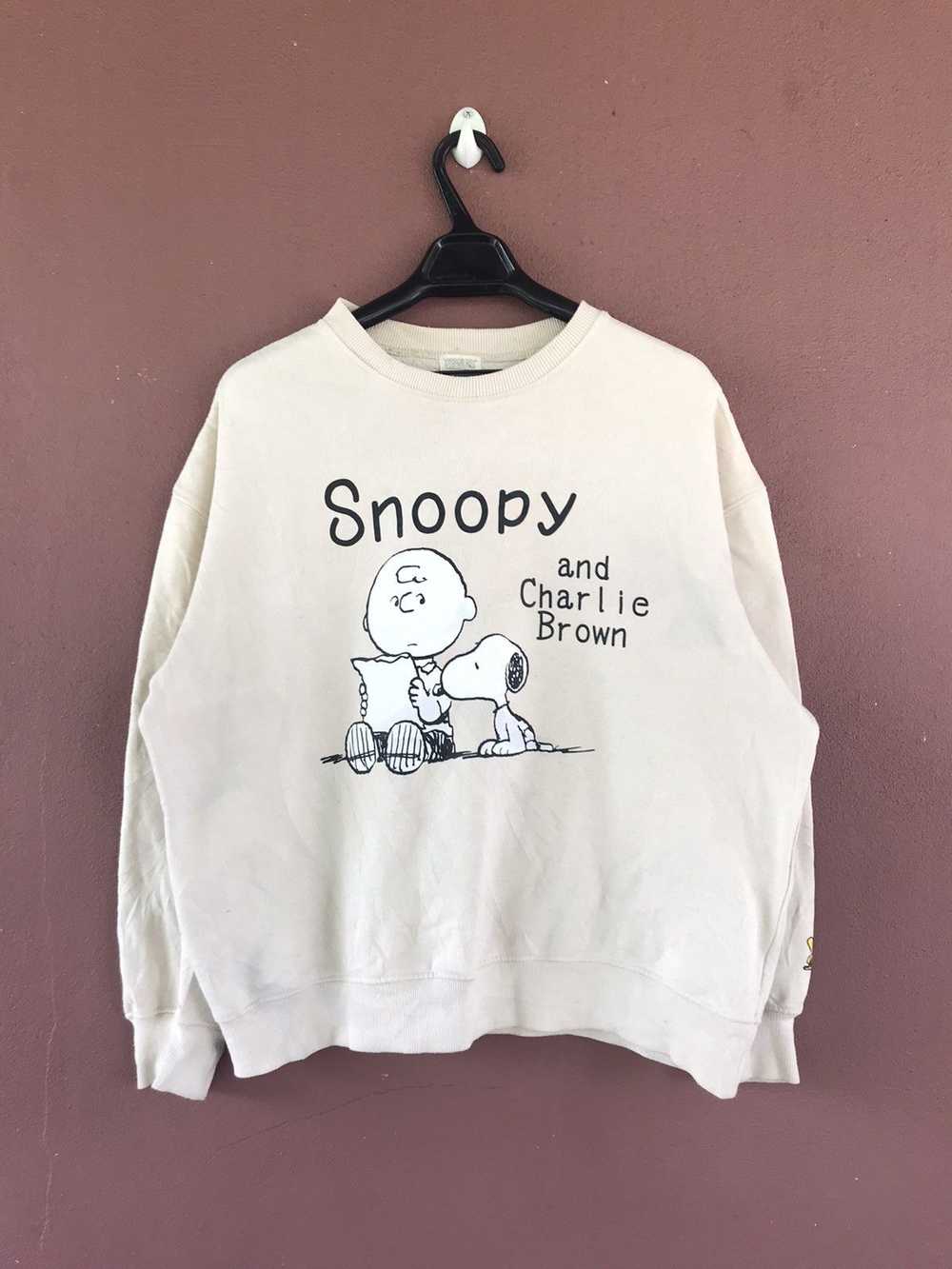 Peanuts × Vintage Peanuts snoopy sweatshirt size M - image 1