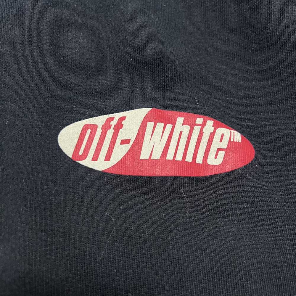 Off-White OFF-WHITE SS19 DIAGONAL SPLIT LOGO HOOD… - image 2