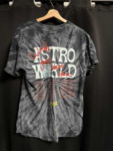 On sale Travis Scott Cactus Jack No Bystanders Astroworld Hip Hop Tour Merch Tie Dye Tee