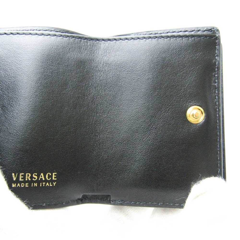 Versace Black Leather Wallet (Pre-Owned) - image 12