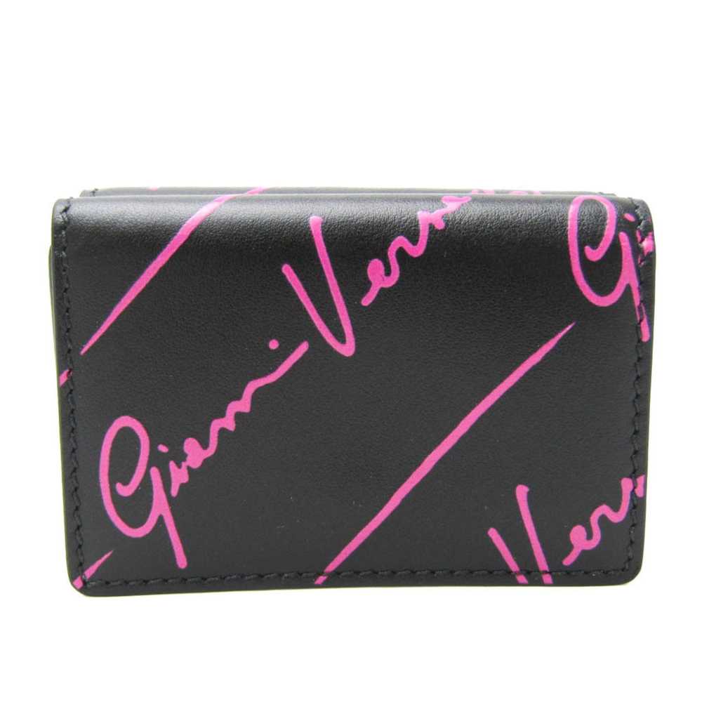 Versace Black Leather Wallet (Pre-Owned) - image 1