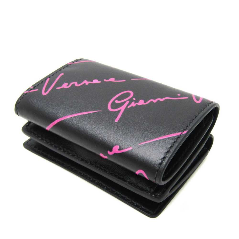 Versace Black Leather Wallet (Pre-Owned) - image 2