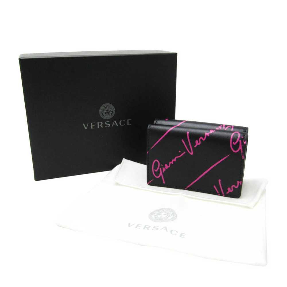 Versace Black Leather Wallet (Pre-Owned) - image 7