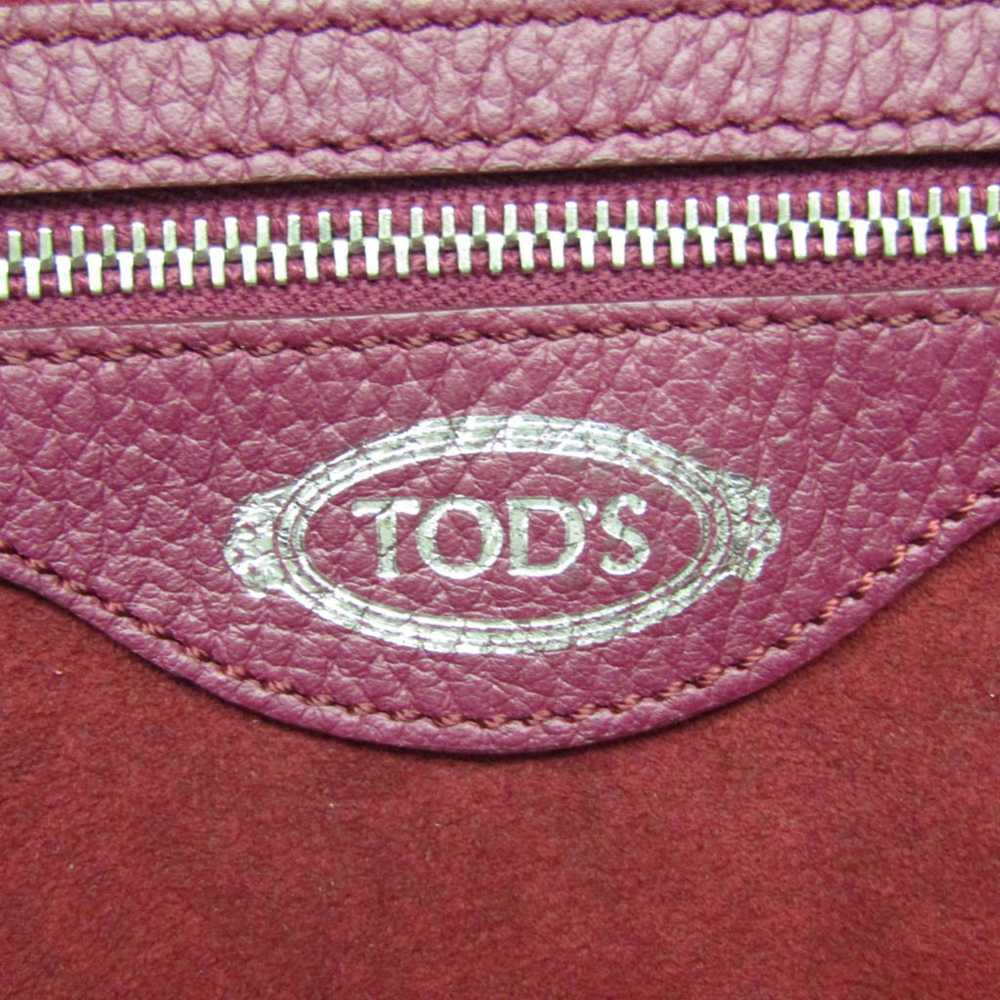 Tod's Purple Leather Tote Bag (Pre-Owned) - image 8