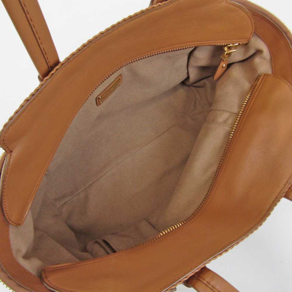 Salvatore Ferragamo Camel Leather Handbag (Pre-Ow… - image 3