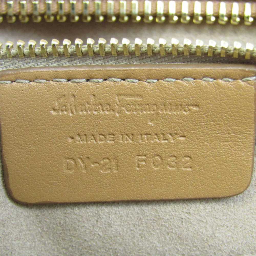 Salvatore Ferragamo Camel Leather Handbag (Pre-Ow… - image 4