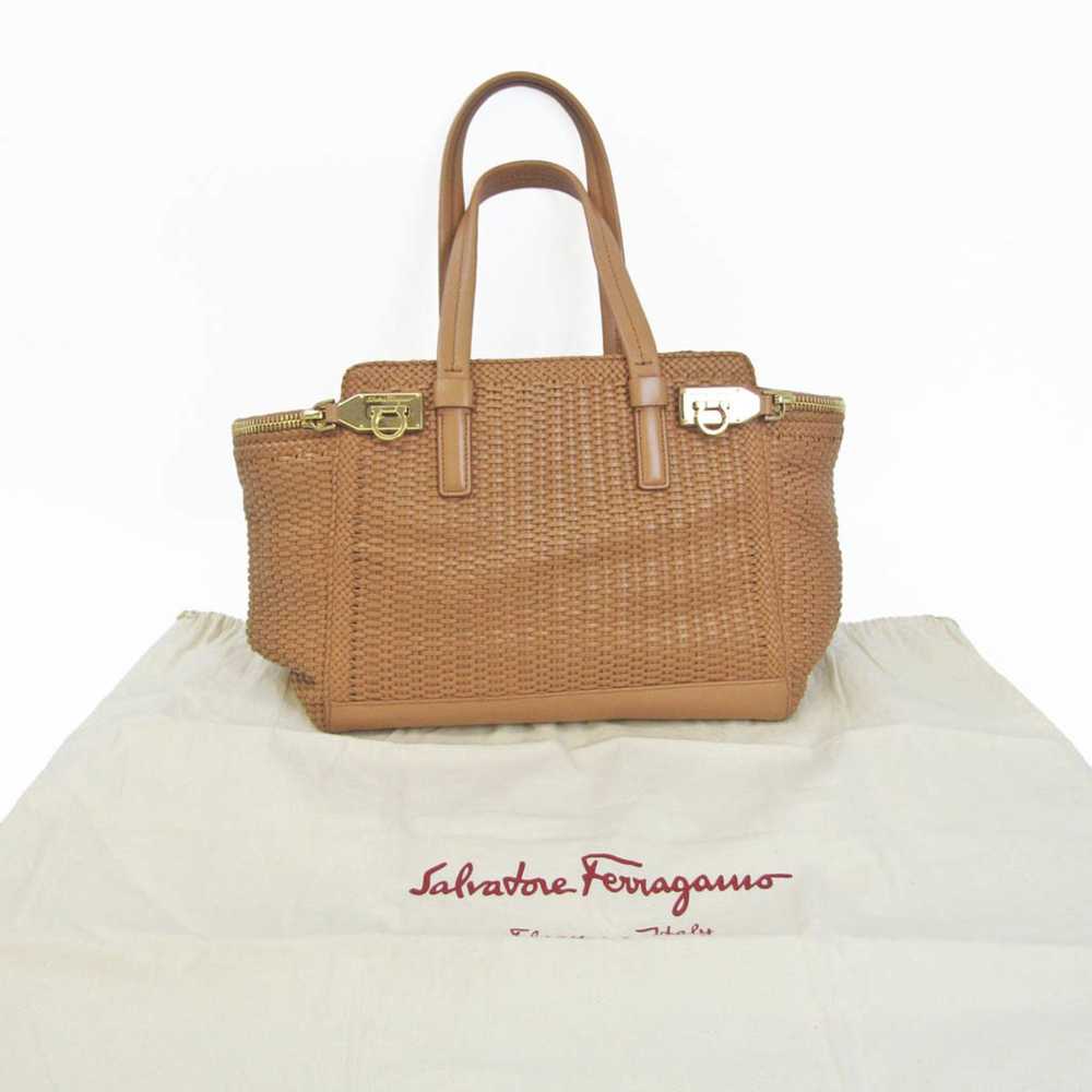 Salvatore Ferragamo Camel Leather Handbag (Pre-Ow… - image 5