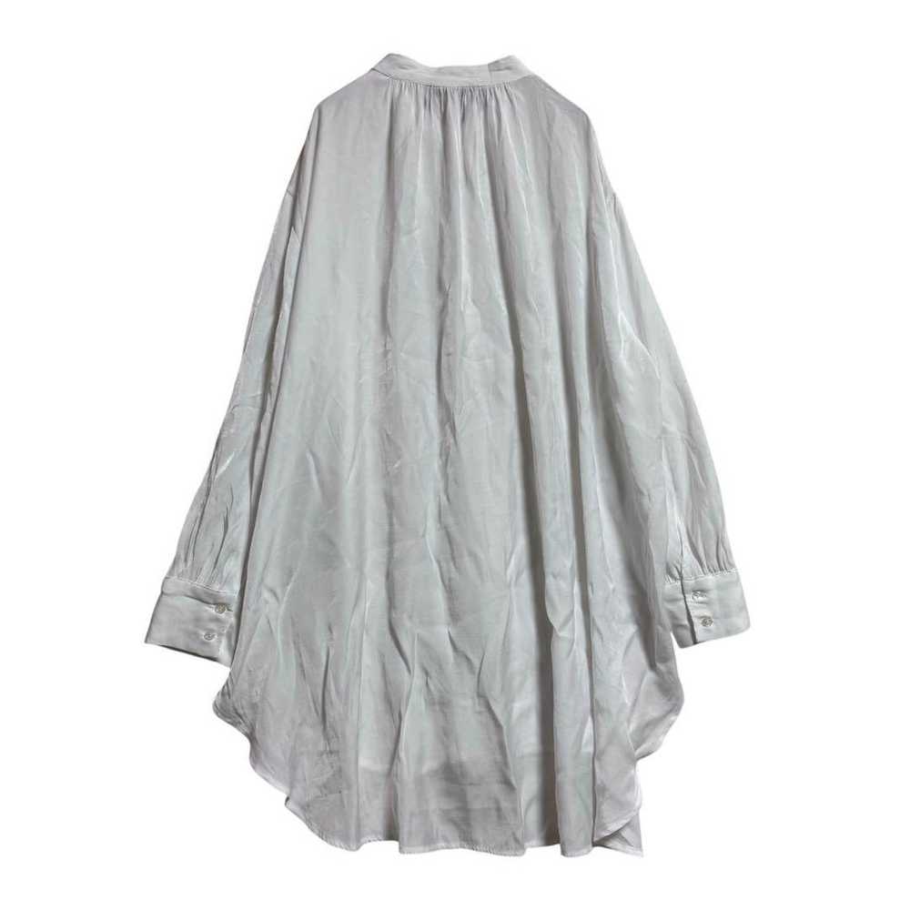 Runoncuore Long Sleeve Oversized Shirt F White No… - image 12