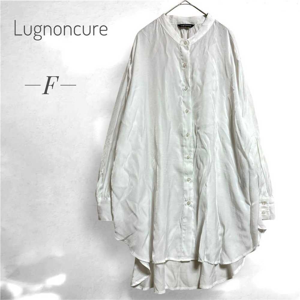 Runoncuore Long Sleeve Oversized Shirt F White No… - image 1