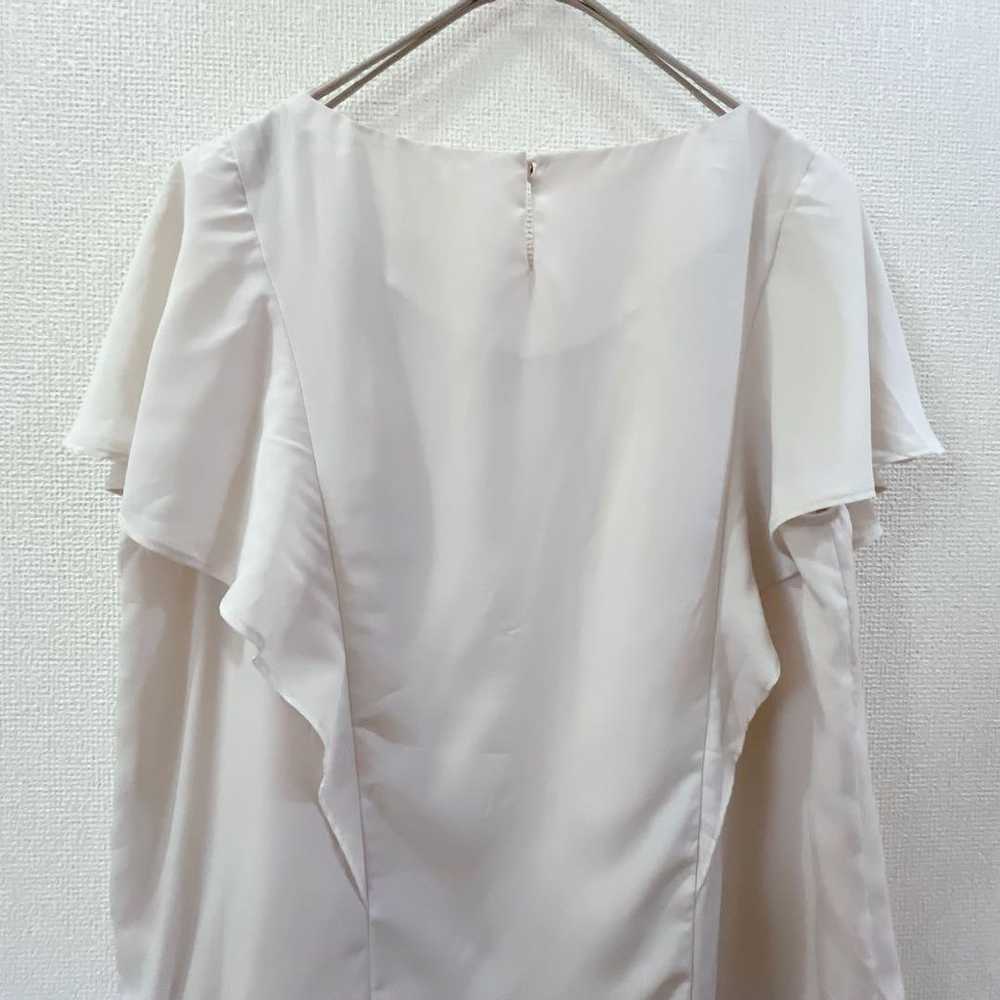 NATURAL BEAUTY Blouse, Short Sleeve, Ruffled Coll… - image 7