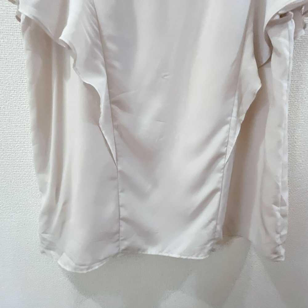 NATURAL BEAUTY Blouse, Short Sleeve, Ruffled Coll… - image 8