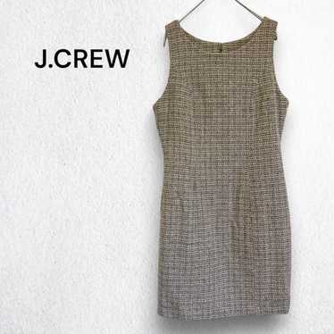 J.Crew Tweed Dress Sleeveless Wool Blend Casual La