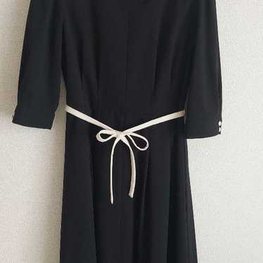 Début de Fiore Black 7/8 Sleeve Knee-Length Dress… - image 1