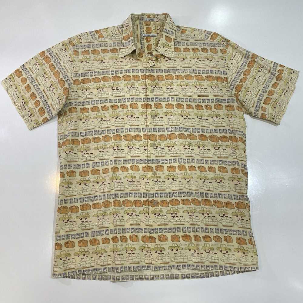 Burma Bibas Burma Bibas Men’s Travel Shirt Retro … - image 1